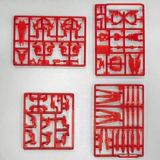 [Used] Food Toy Plastic Model 3. Hi-Ni Gundam Rare Color Ver. (Clear Red) “Gundam Artifact”