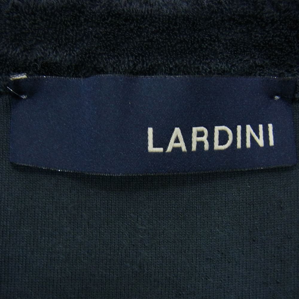 LARDINI ラルディーニ イタリア製 パイルコットン 半袖 スキッパー