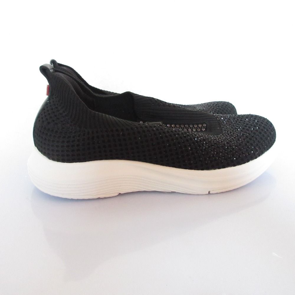 未使用 STACCATO スタッカート ZIP ビジュー スリッポン