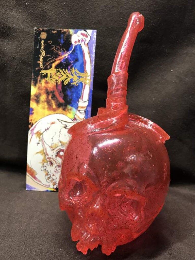 MEDICOM TOY PUSHEAD SOUR クリアレッドラメ成型/MEDICOM TOY EXHIBITION2018