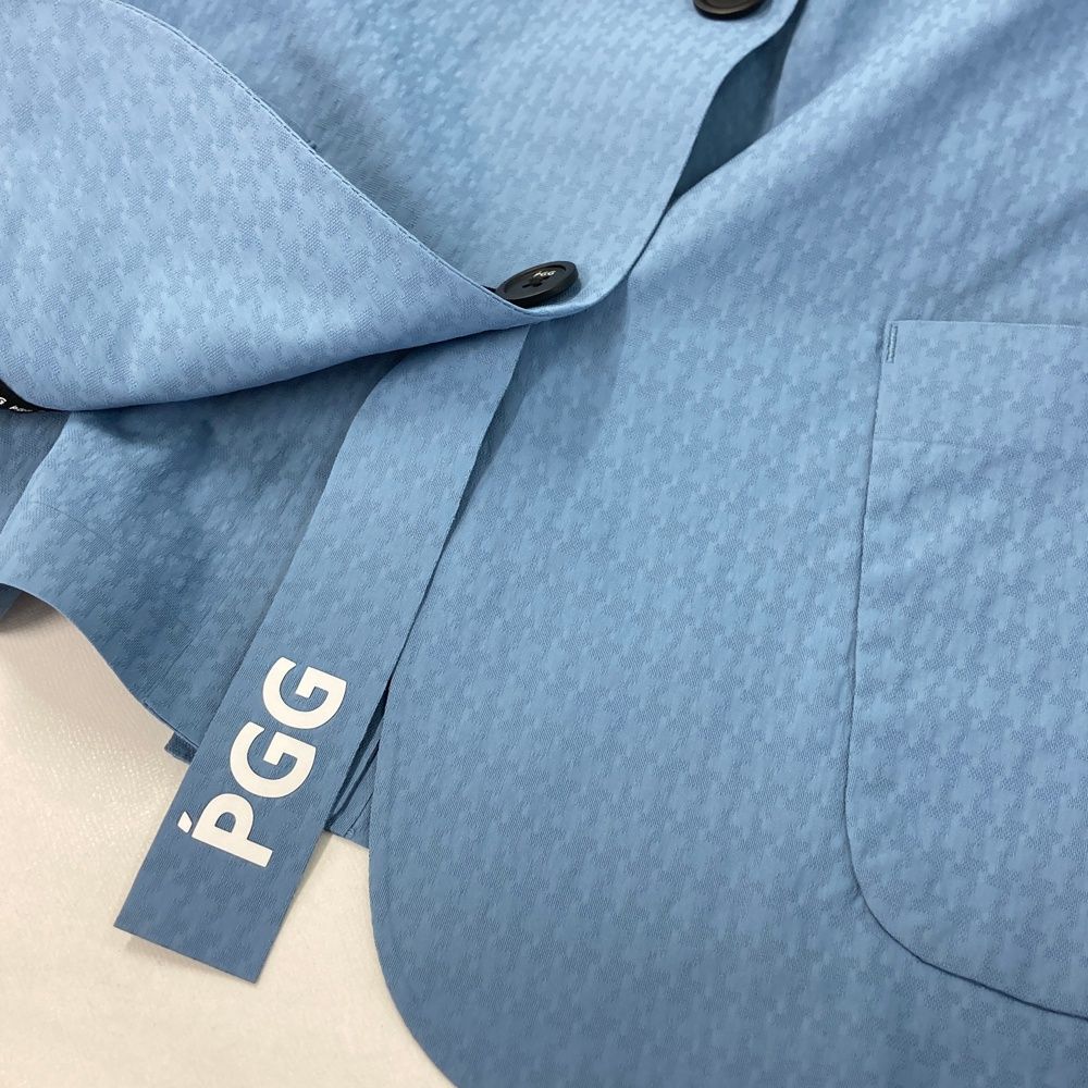 サイズ：0 PGG PEARLY GATES パーリーゲイツ 2023年モデル ジャケット パンツ　セットアップ  ブルー系 [240101477611] ゴルフウェア レディース ストスト サイズ：0 PGG PEARLY GATES パーリーゲイツ 2023年モデル