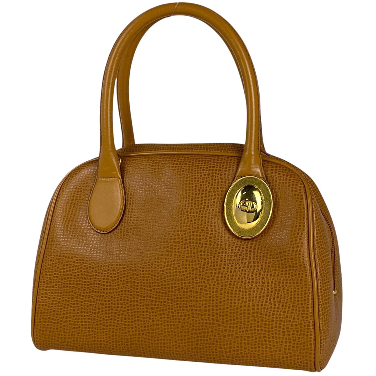 クリスチャンディオール Christian Dior ロゴ ハンドバッグ 2WAY ショルダーバッグ ハンドバッグ レザー ブラウン レディース
