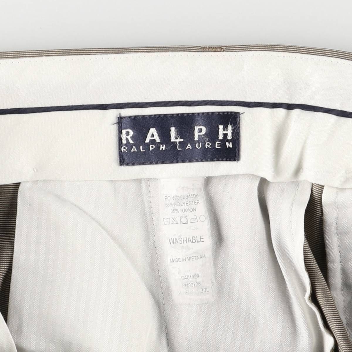 古着 ラルフローレン Ralph Lauren RALPH ツータック スラックス
