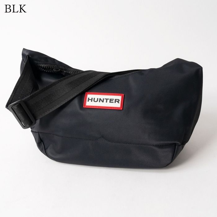 国内発送 HUNTER ショルダーバッグ NYLON MIDI HOBO UBS3601KBM HUNTER ショルダーバッグ NYLON MIDI HOBO UBS3601KBM: 日本正規