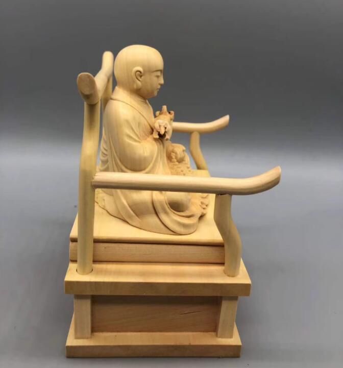 癒やしの面立ち 仏像 上海骨董街 1988