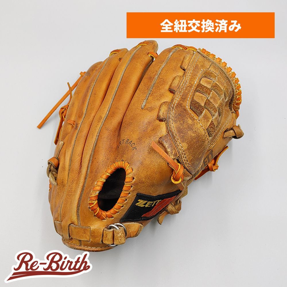 全紐交換済み ゼット 硬式グローブ | 投手用 型付け済み ZETT グラブ WE1164