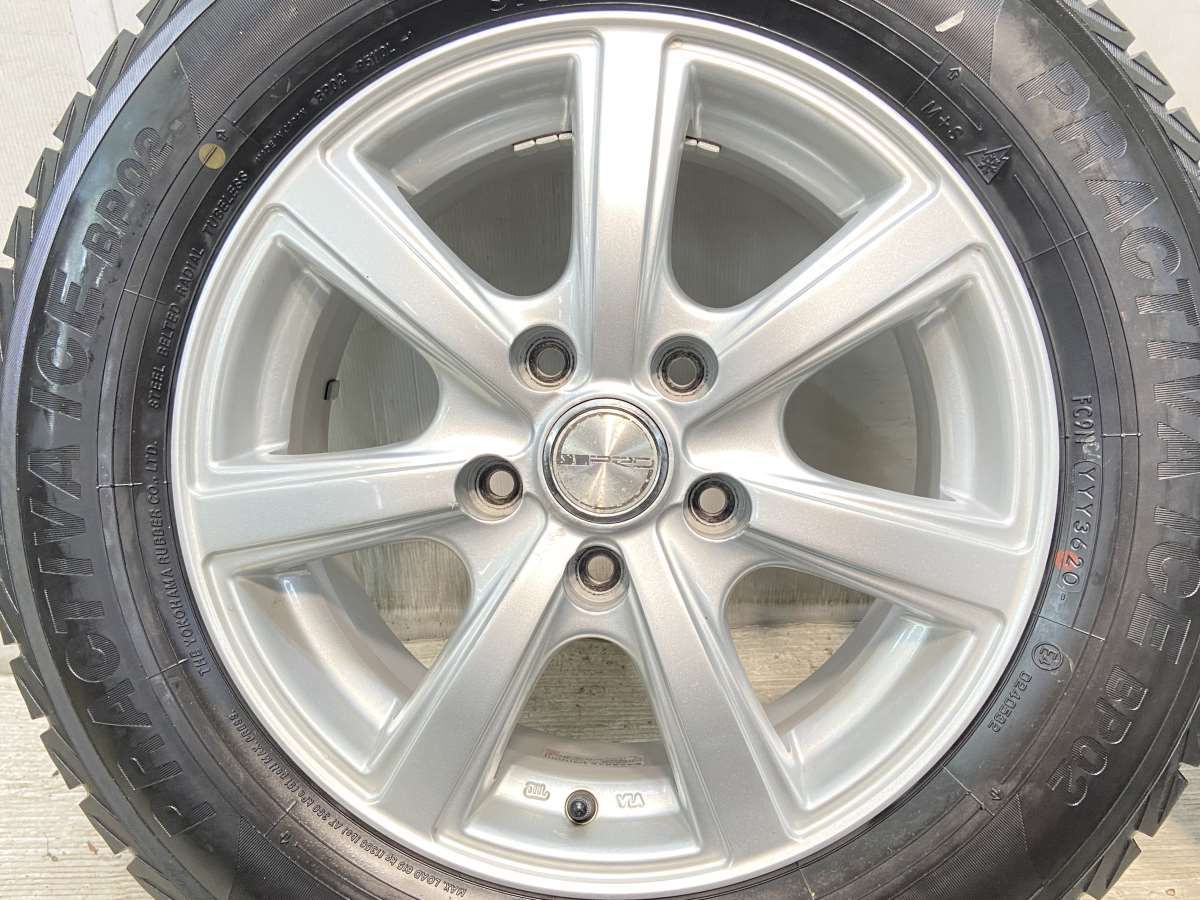 195/65R15 イエローハット PRACTIVA ICE BP02 PRD 15x6.0 43 114.3-5穴
