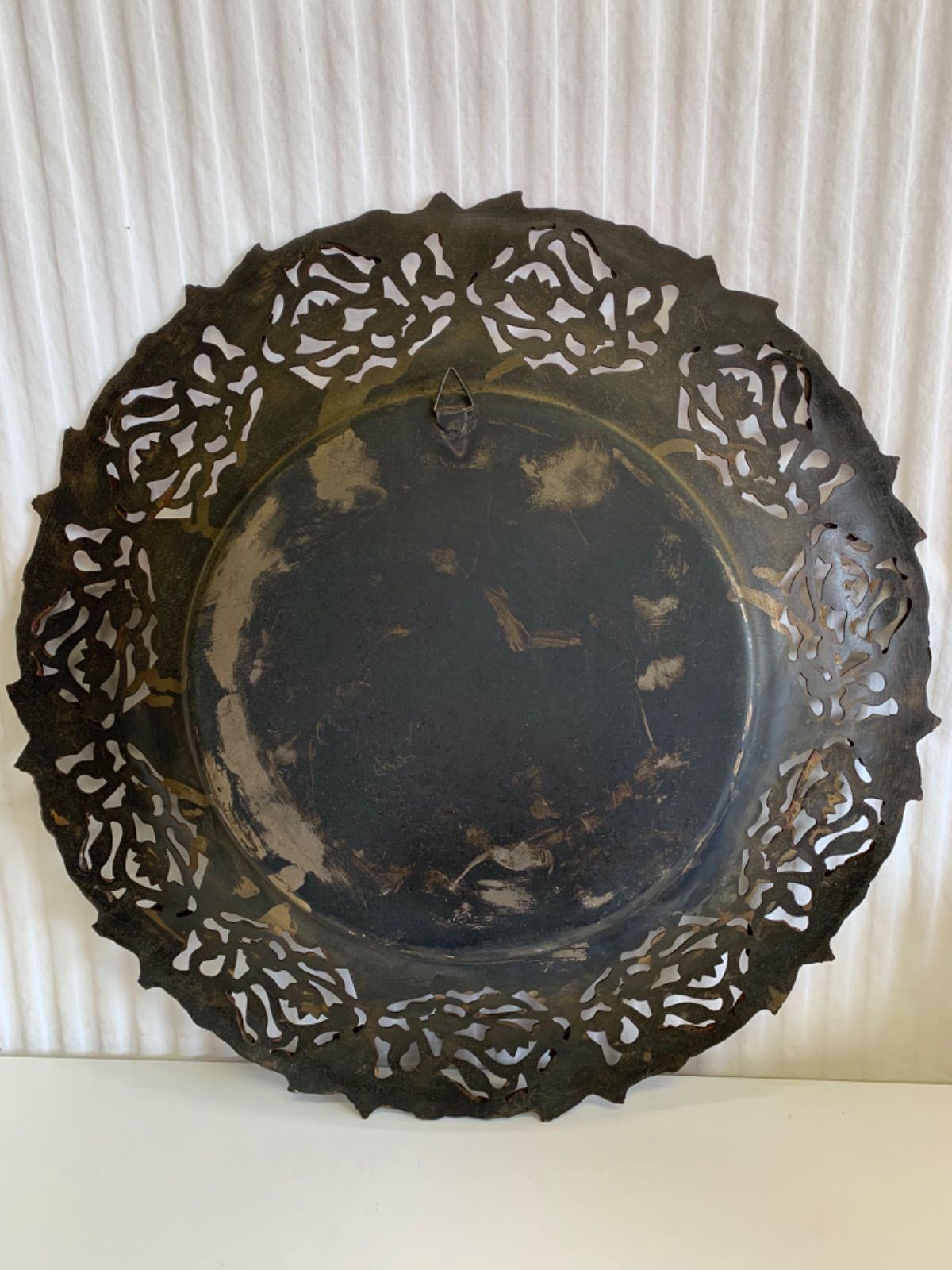 エジプト　皿　飾り皿　壁掛け　プレート エジプト 金属皿 大皿 飾り皿 アンティーク風 壁飾り インテリア