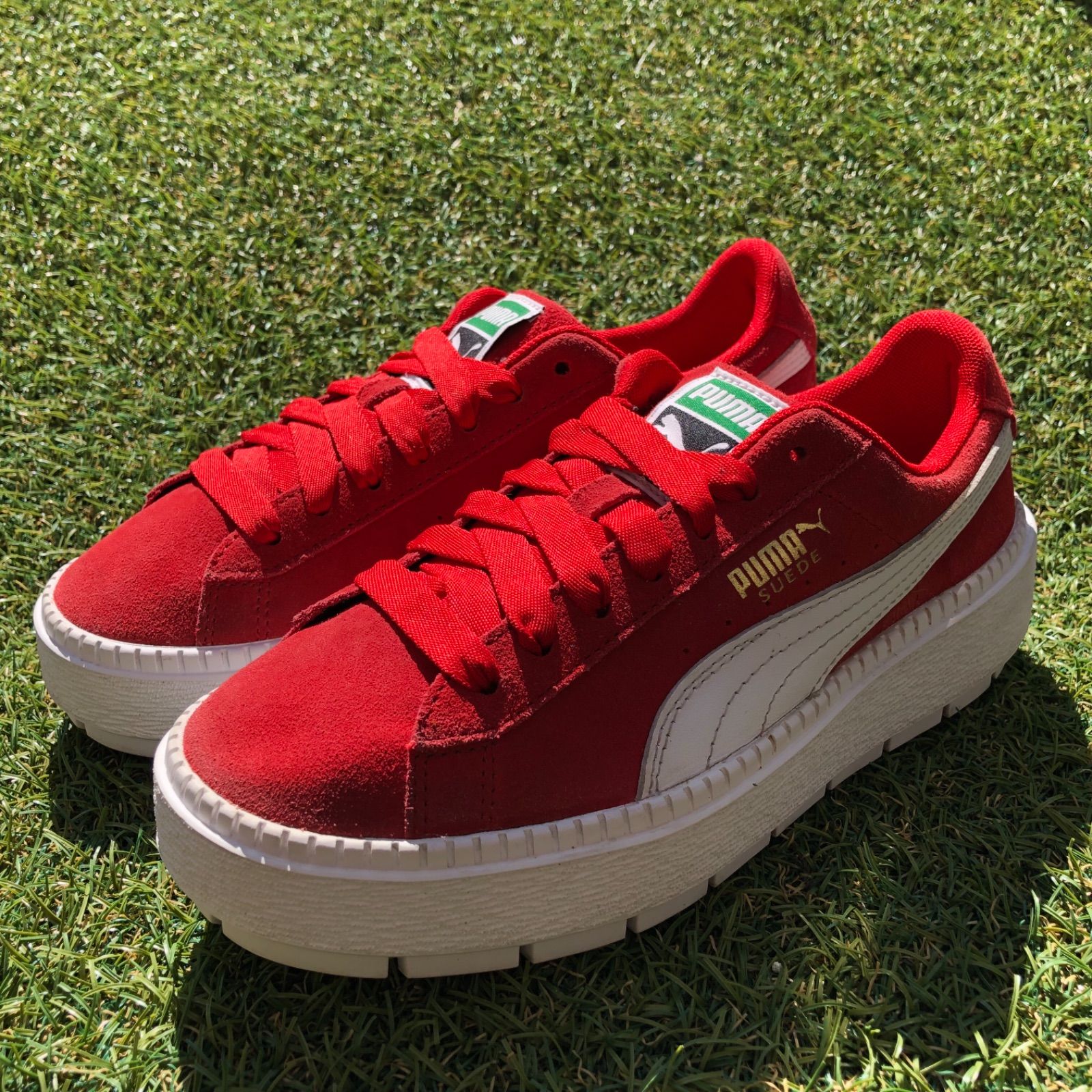 ボタニカル ミディアムベール 美品23 PUMA プーマ スエード