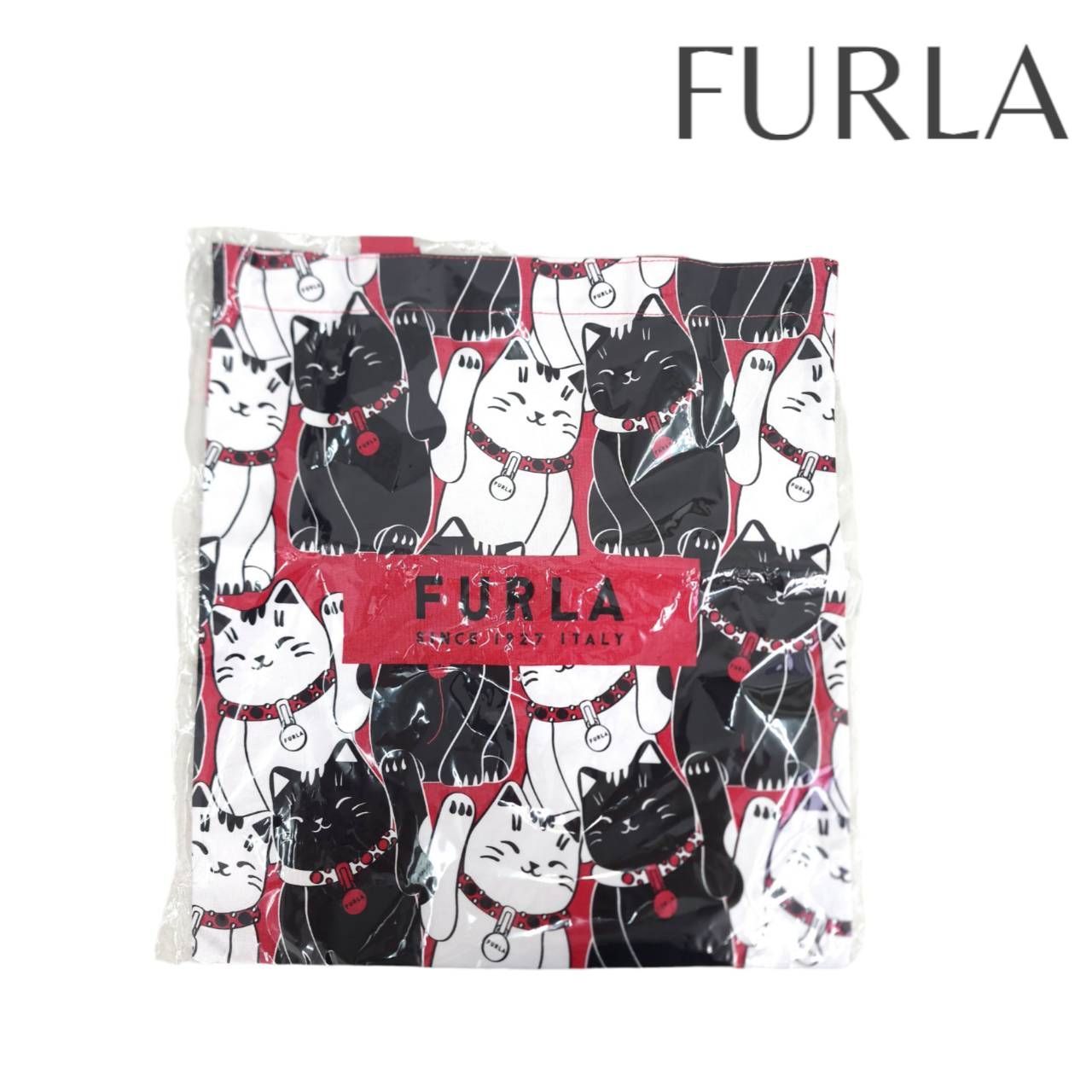 未使用 FURLA フルラ リトルキャッツ トートバッグ 招き猫 非売品 限定 ノベルティ ブランドバッグ 小物 - メルカリ