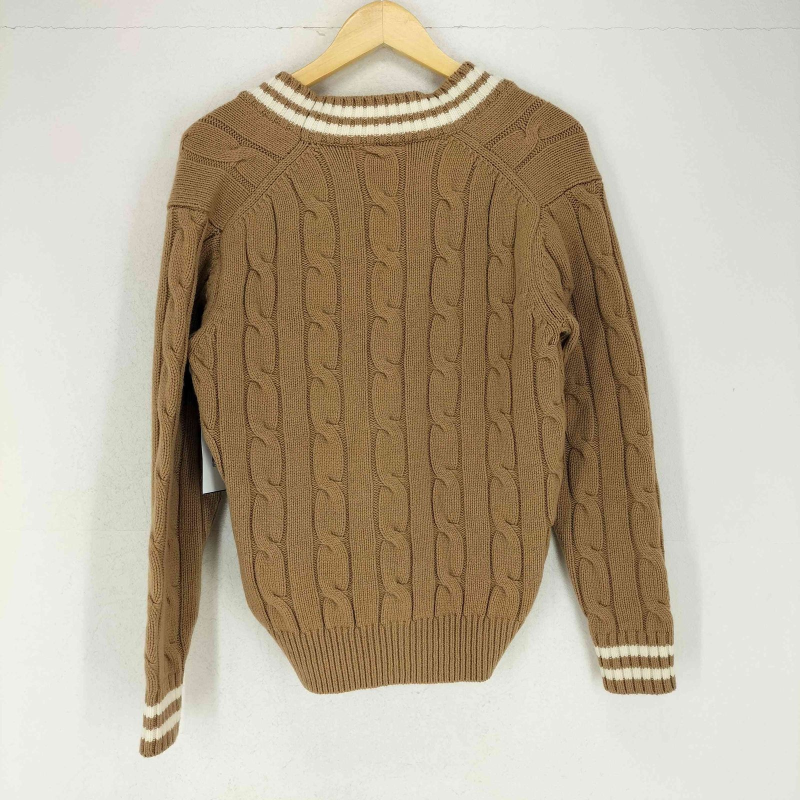 SLOANE(スローン) 23AW 5G ケーブル ライン Vネック レディース スローン SLOANE 23AW 5Gケーブル ライン Vネックカーディガン