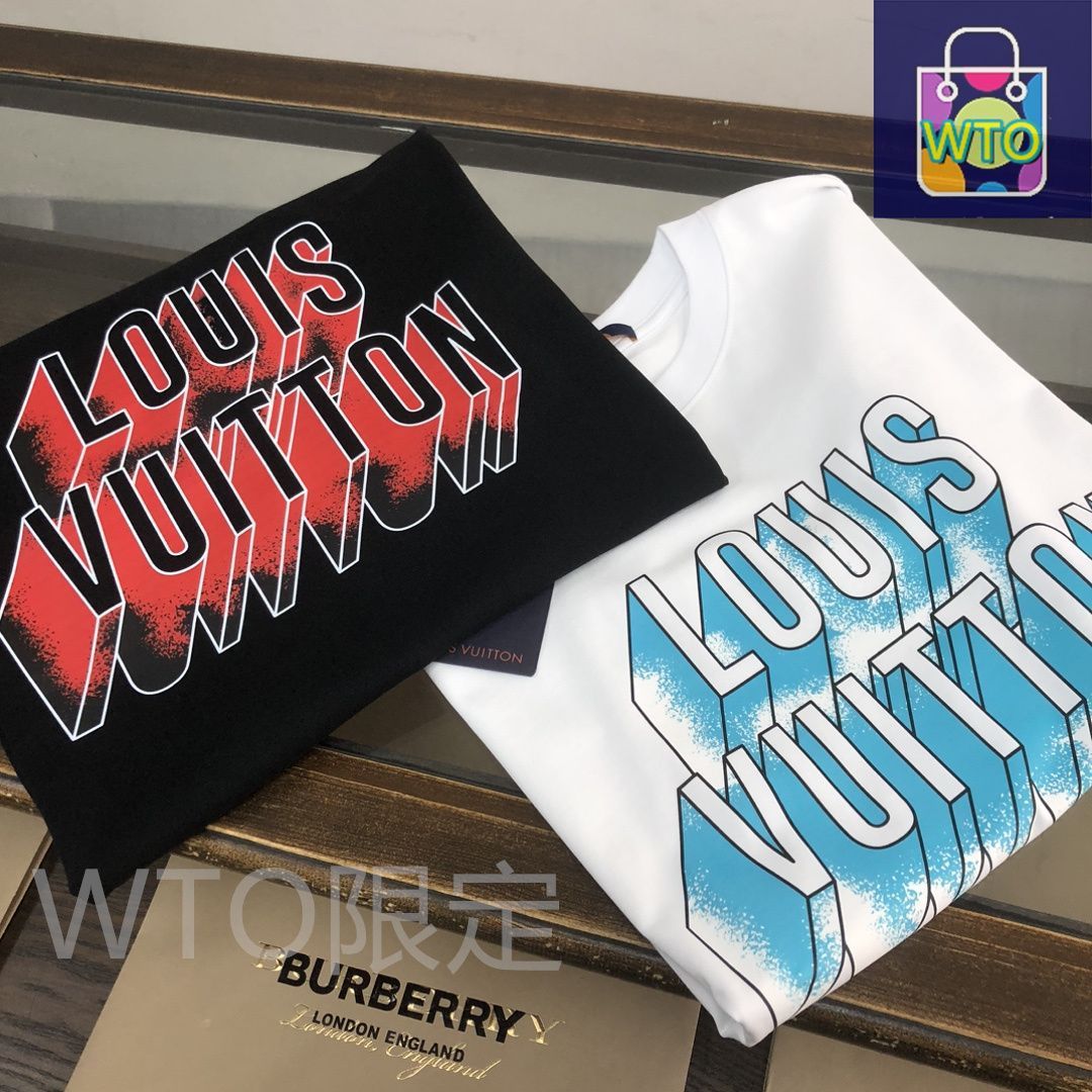 LOUIS VUITTON ロゴプリントシャツ 40サイズ　未使用に近い LOUIS VUITTON ロゴプリントシャツ 40サイズ 未使用に近い ルイ