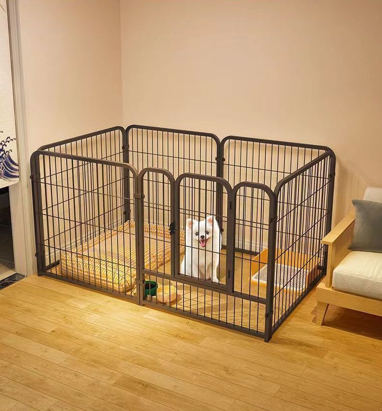 ペット フェンス ドア 付 室内 サークル 広い ケージ ゲート 犬 猫 うさぎ ウサギ 小動物飼育プレイサークル バリア ゲート WWW_GEBZETESISAT_COM_TR