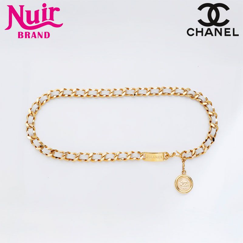 CHANEL チェーンベルト 1982 ココマーク メダリオン CHANEL シャネル ヴィンテージ ココマーク メダリオン チェーン