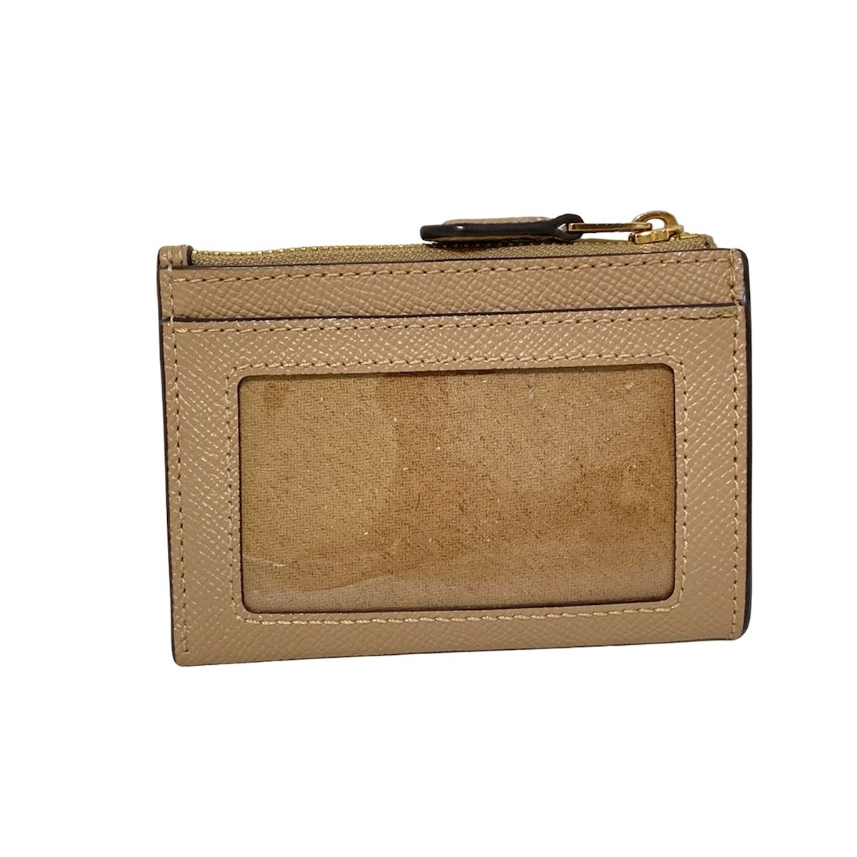 新品☆COACH コーチ　コインケース　ベージュ レザー コインケース 新品☆COACH コーチ コインケース ベージュ レザー コインケース