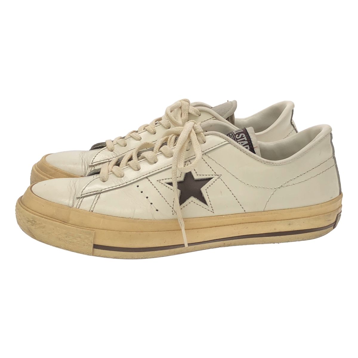 コンバース MADE IN JAPAN ONE STAR OX ワンスターレザー スニーカー ホワイト 7