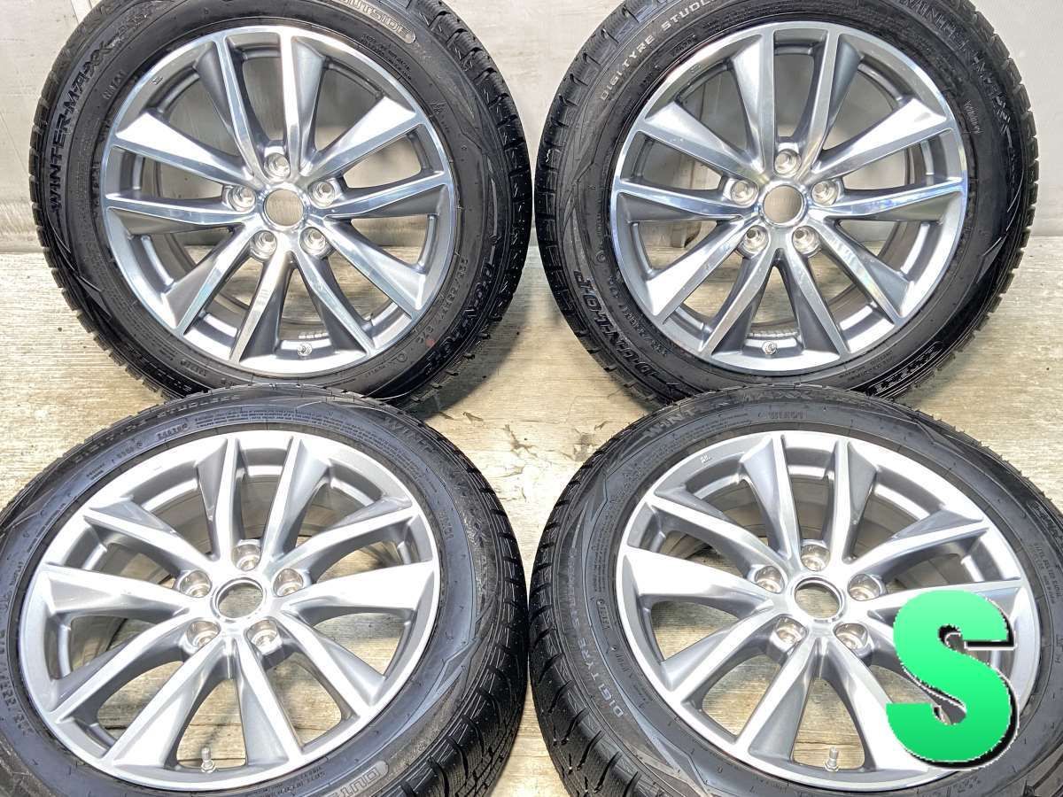 225/55R17 ダンロップ ウィンターマックス WM01 日産純正 17x7.5 45 