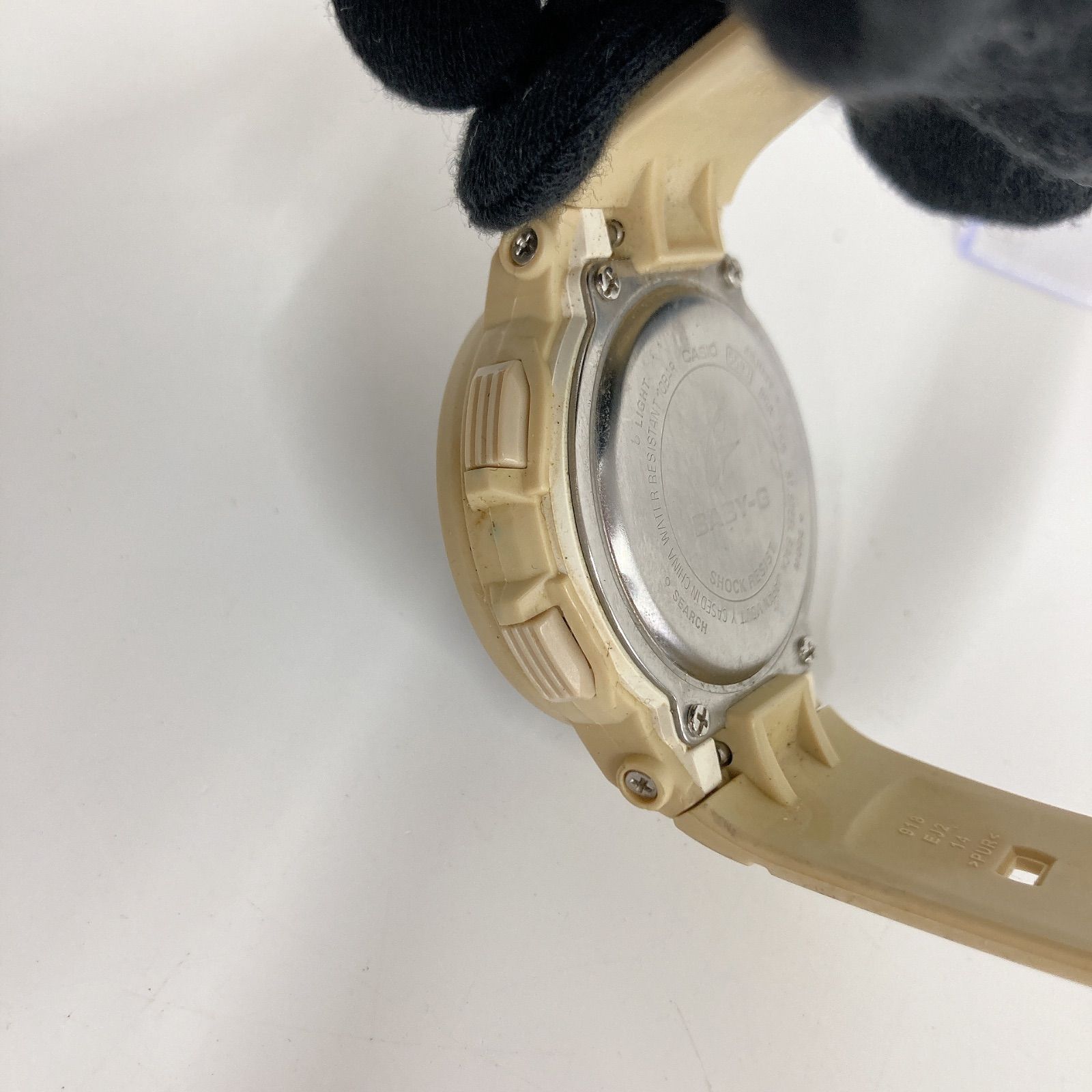 ○ K CASIO ベビーG BGA-255 ブラック文字盤 37mm 17cm BABY-G