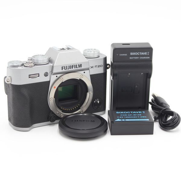 FUJIFILM ミラーレス一眼 X-T20 ボディ シルバー X-T20-S 富士