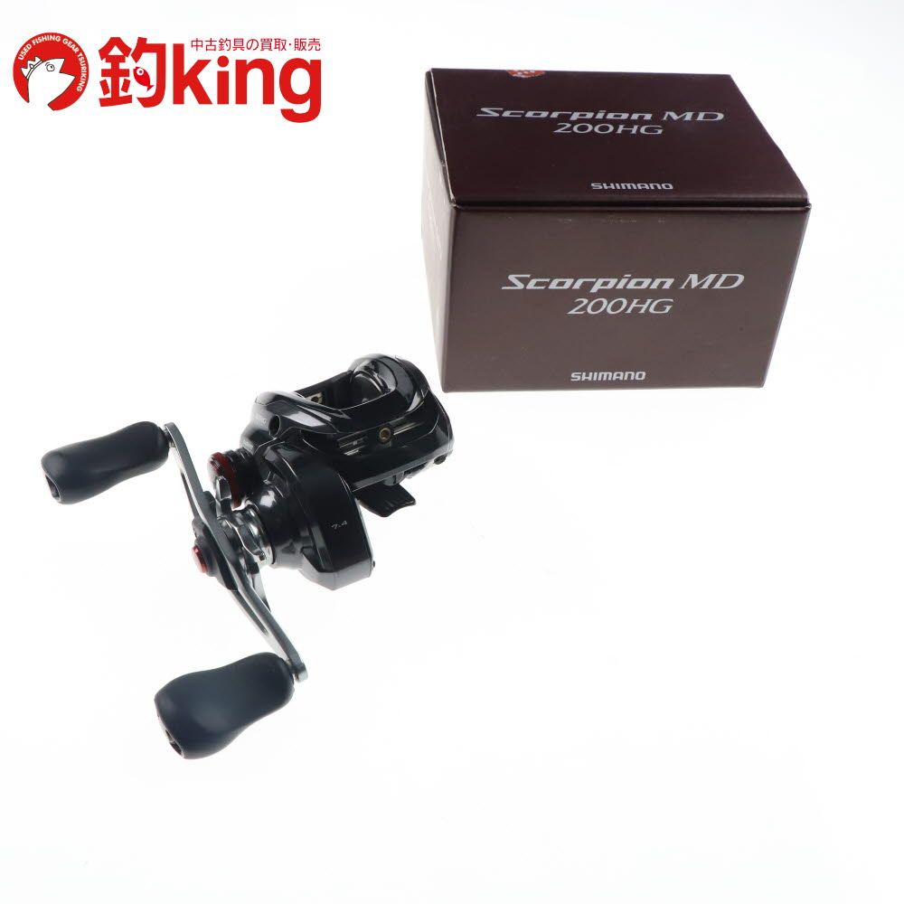 SHIMANO - 【中古/美品】 シマノ 24 スコーピオンMD 200HG   /SP007M シマノ 24 スコーピオンMD 200HG /SP007M 美品 ブラックバス