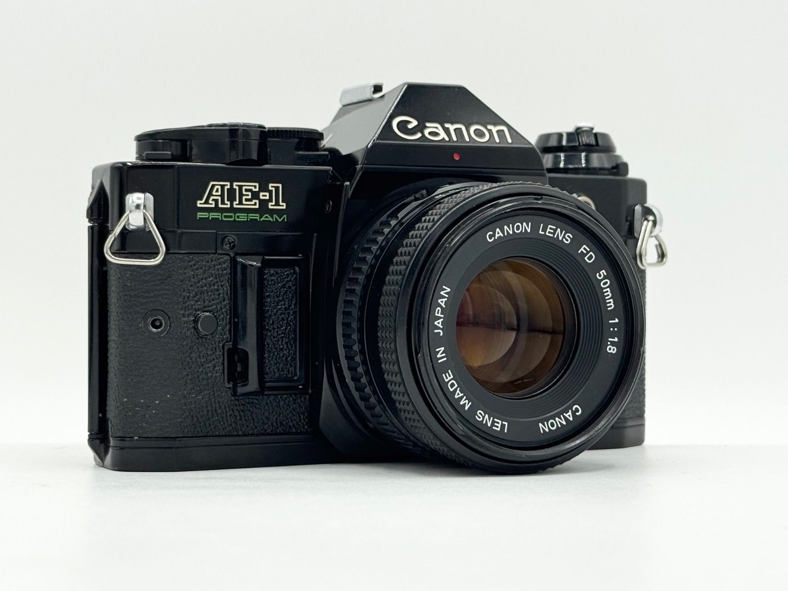 【完動品】Canon AE-1 プログラム　FD 50mm F1.8 動作保証 完動品】Canon AE-1 プログラム FD 50mm F1.8 動作保証 完動品】