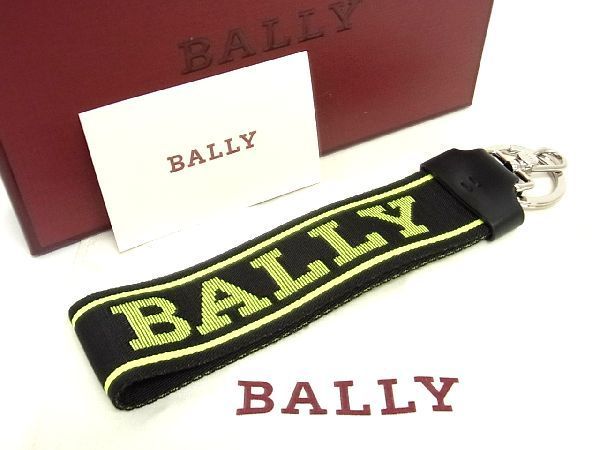 BALLY バリー キャンバス キーホルダー キーリング ストラップ 新品未使用 BALLY バリー キャンバス キーホルダー キーリング