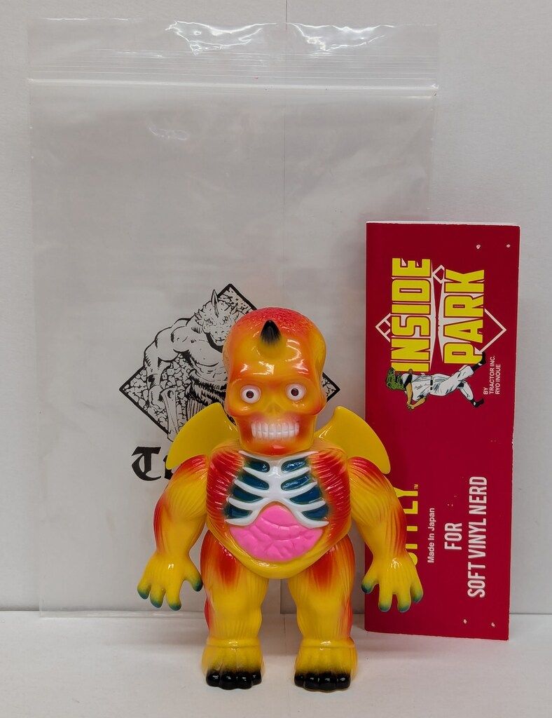 TRACTOR INC. INSIDE PARK POPFLY 黄色成型 未開封 TRACTOR INC. INSIDE PARK POPFLY 黄色成型