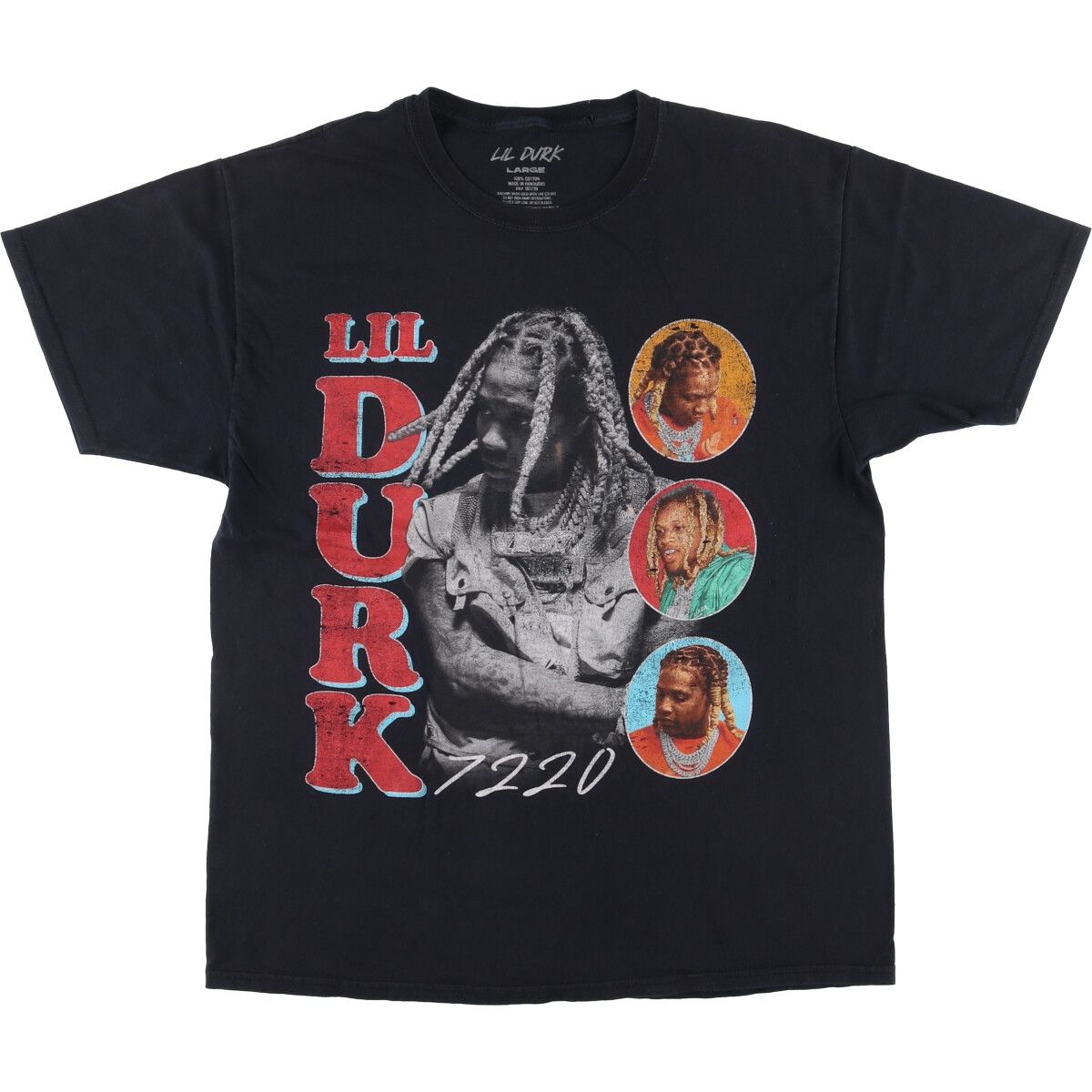 古着 LIL DURK リルダーク ラップTシャツ ラップT メンズL相当