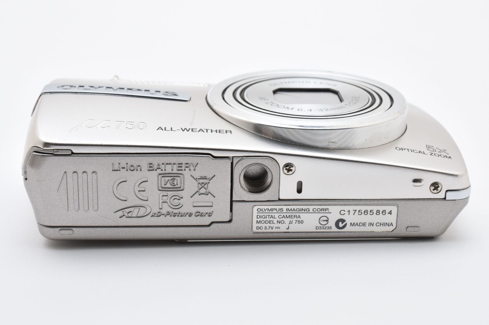 割引 ☆美品☆オリンパス Olympus μ750 スターリーシルバー 割引 ☆美品☆オリンパス Olympus μ750 スターリーシルバー