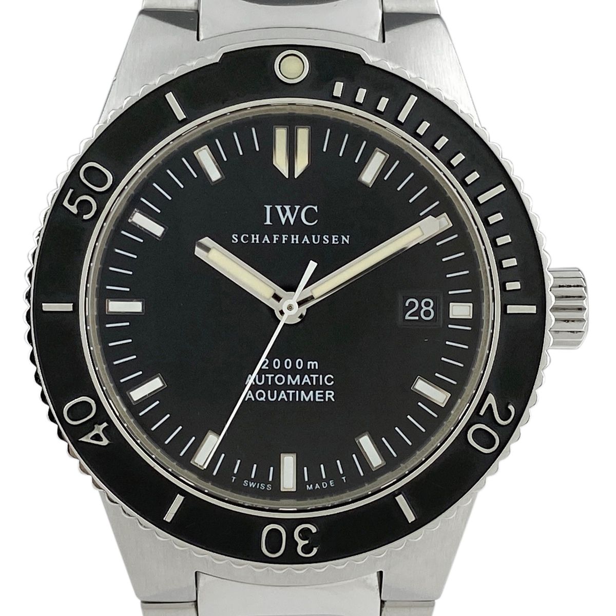 インターナショナルウォッチカンパニー IWC GST アクアタイマー  IW353602 腕時計 SS 自動巻き ブラック メンズ 【中古】