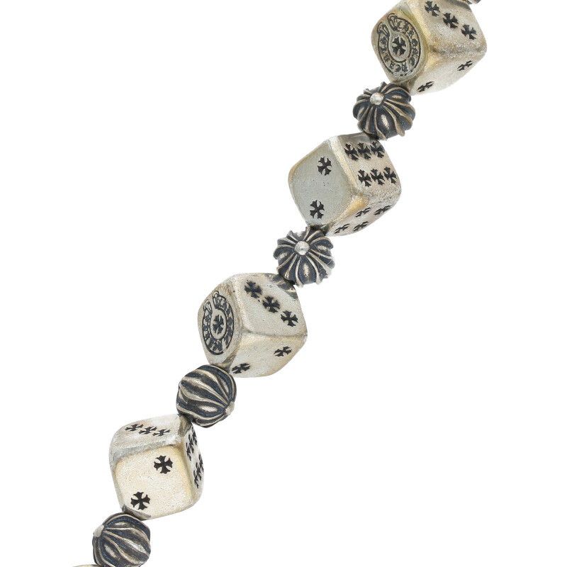 ベッカム　シルバー ビーズ ダイスモチーフ ブレスレット クロムハーツ Dice Bead/ダイスビーズ シルバーブレスレット