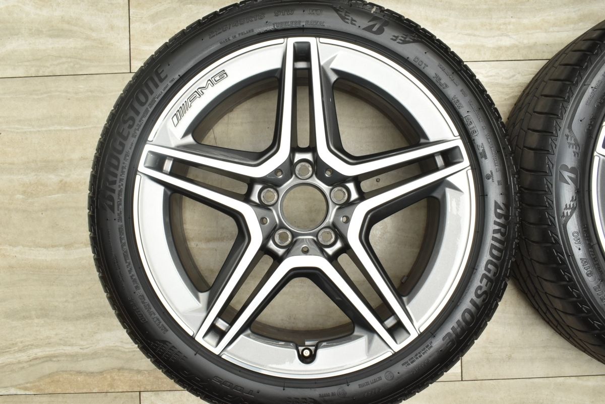 【溝ありで美品】メルセデスベンツ　W177　Aクラス純正　AMG5スポーク 現品お買い得セット】メルセデスベンツ W177 Aクラス純正 AMG5スポーク