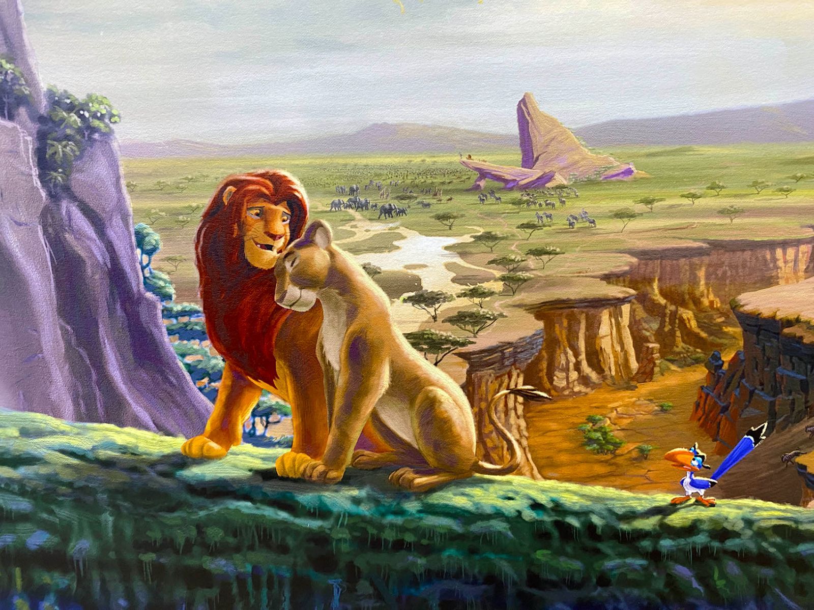DisneyTREASURES ライオンキング 絵画-