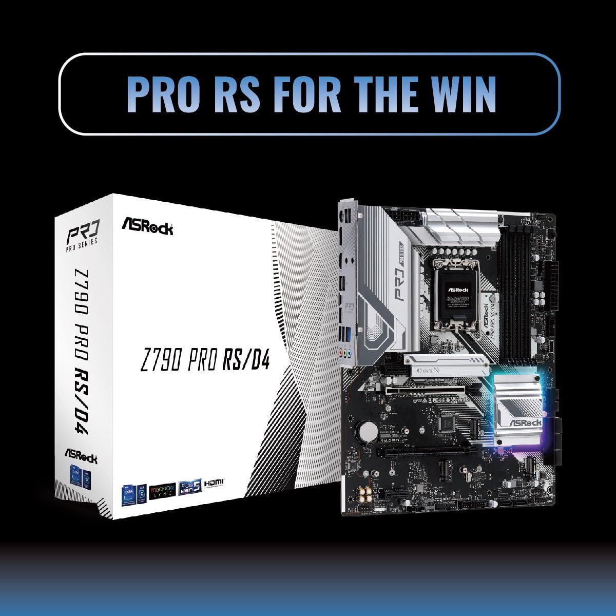 マザーボード ASRock Z790 Pro RS/D4 LGA1700 ATX DDR4 Amazon.com: ASRock Z790 Pro RS/D4 Motherboard, Supports
