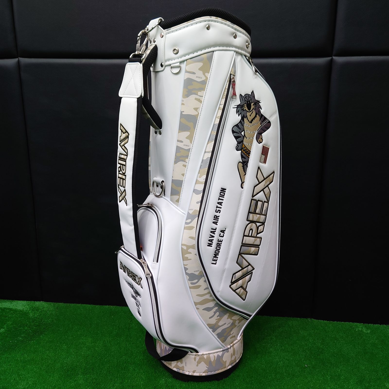 新品未使用 AVIREX GOLF アヴィレックスゴルフ キャディバッグ