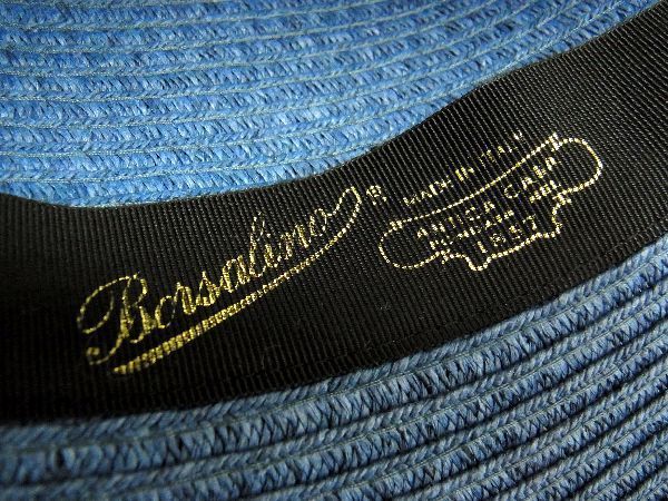 □新品□未使用□ BORSALINO ボルサリーノ ペーパー リボン 帽子 中
