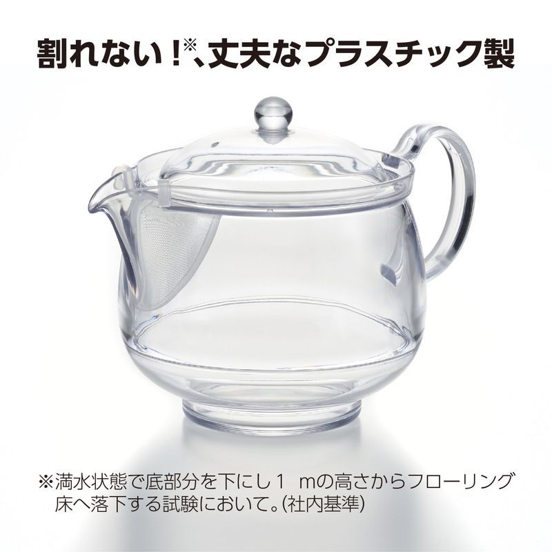 曙産業 トライタン樹脂製 クリアティーポット LL 730ml クリップメッシュ TW-3755 花茶 急須 クリア プラスチック製 割れにくい 丈夫  軽量 軽い 食器洗い乾燥機可 メルカリ