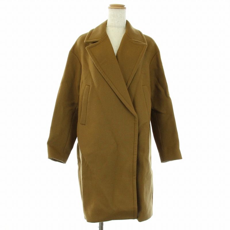 Deuxieme Classe キャメル チェスターコート Deuxieme Classe メルトンダブルクロス チェスターコート Deuxieme