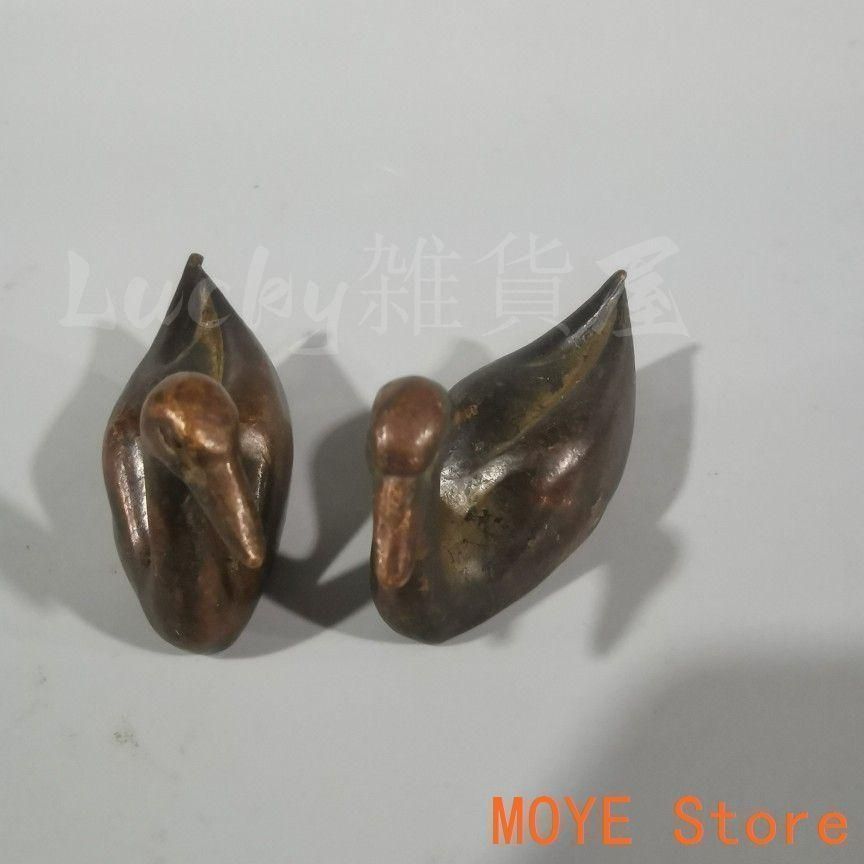 銅細工 白鳥の壺 茶道具 香道具 装飾品 工芸品 美術品 置物 銅 細工 茶道具 香道具 白鳥 書房定規 ペン置き 文鎮 工芸品
