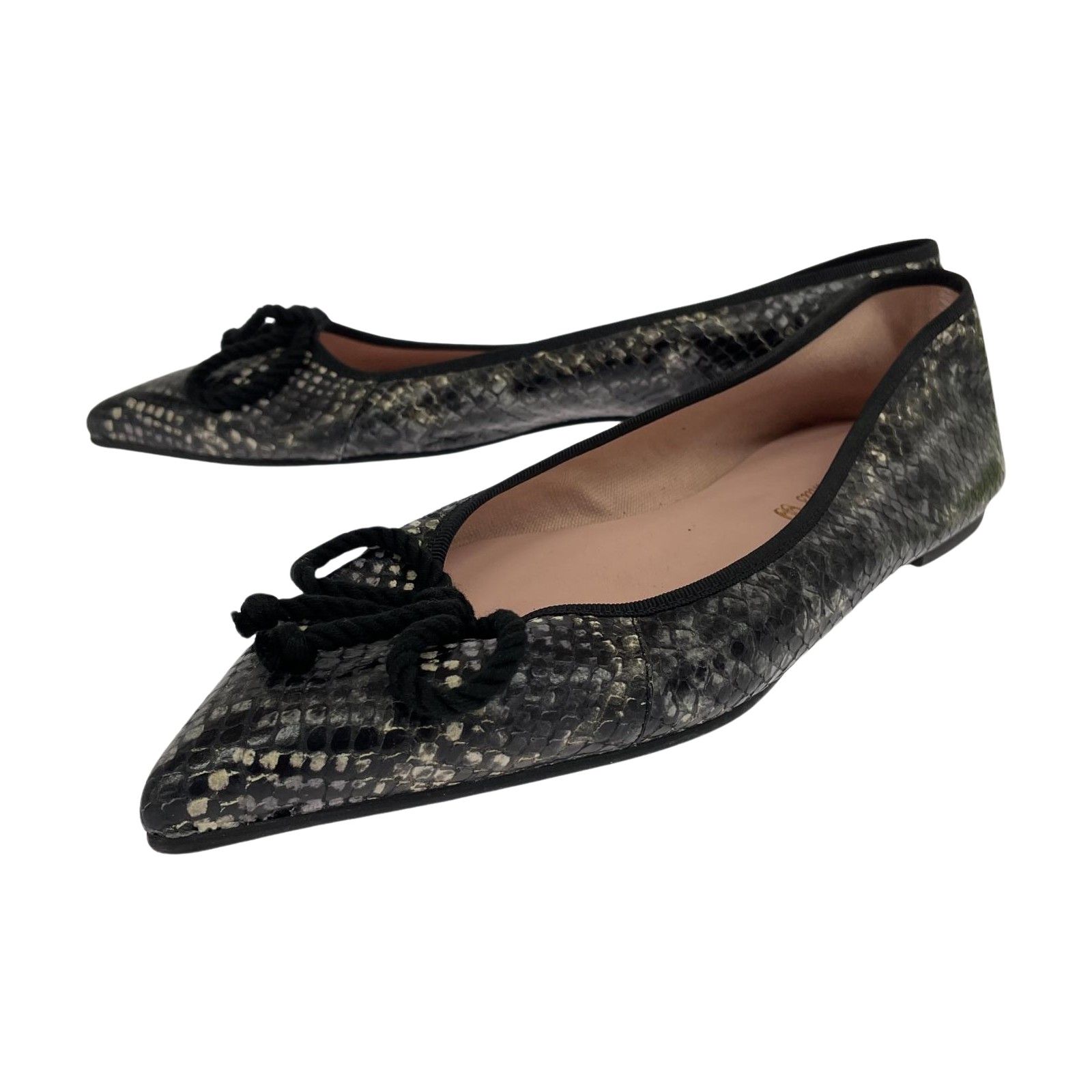 Pretty Ballerinas プリティ・バレリーナ パイソン型押しバレエ