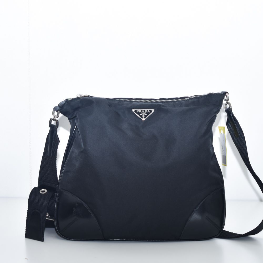 PRADA ショルダーバッグ ナイロン レザー メンズ 43859
