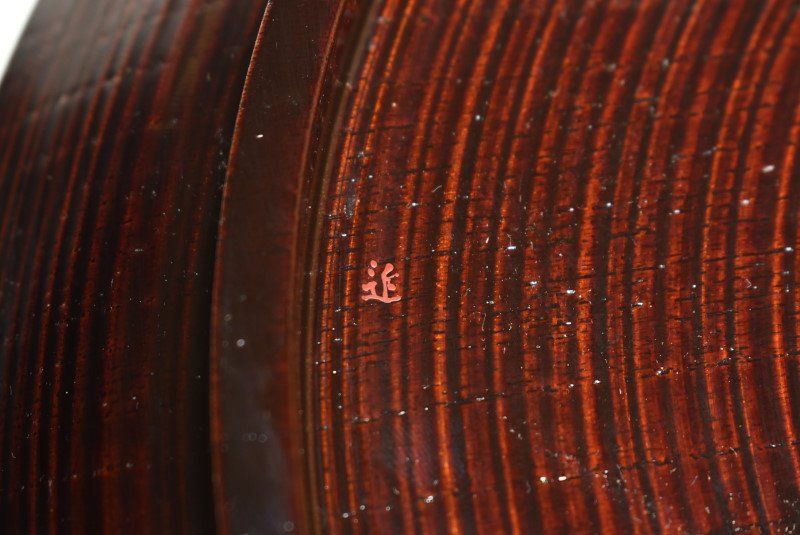 溜塗溜塗略点盆