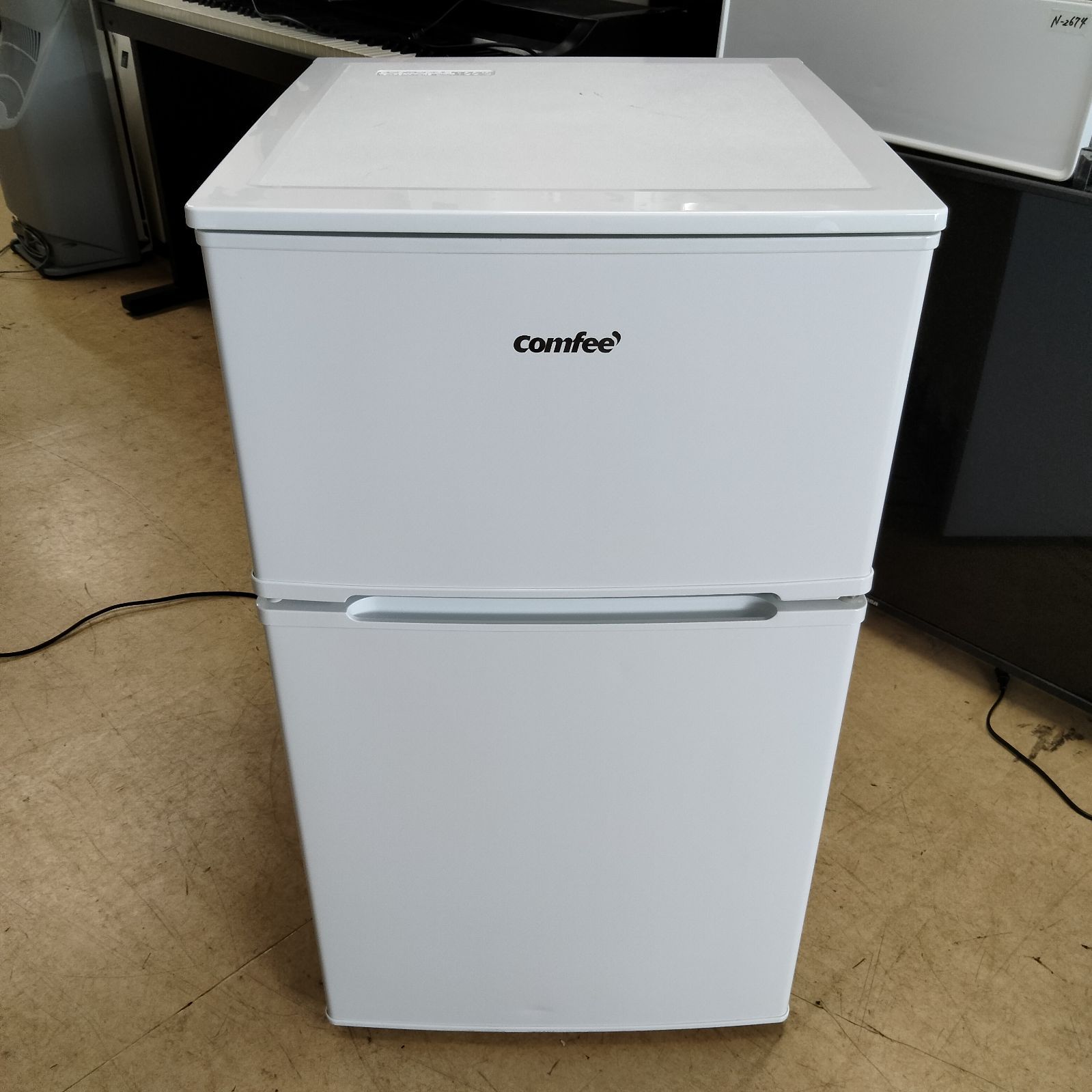 Comfee ノンフロン冷凍冷蔵庫 RCT90WH/E 2023年製 47