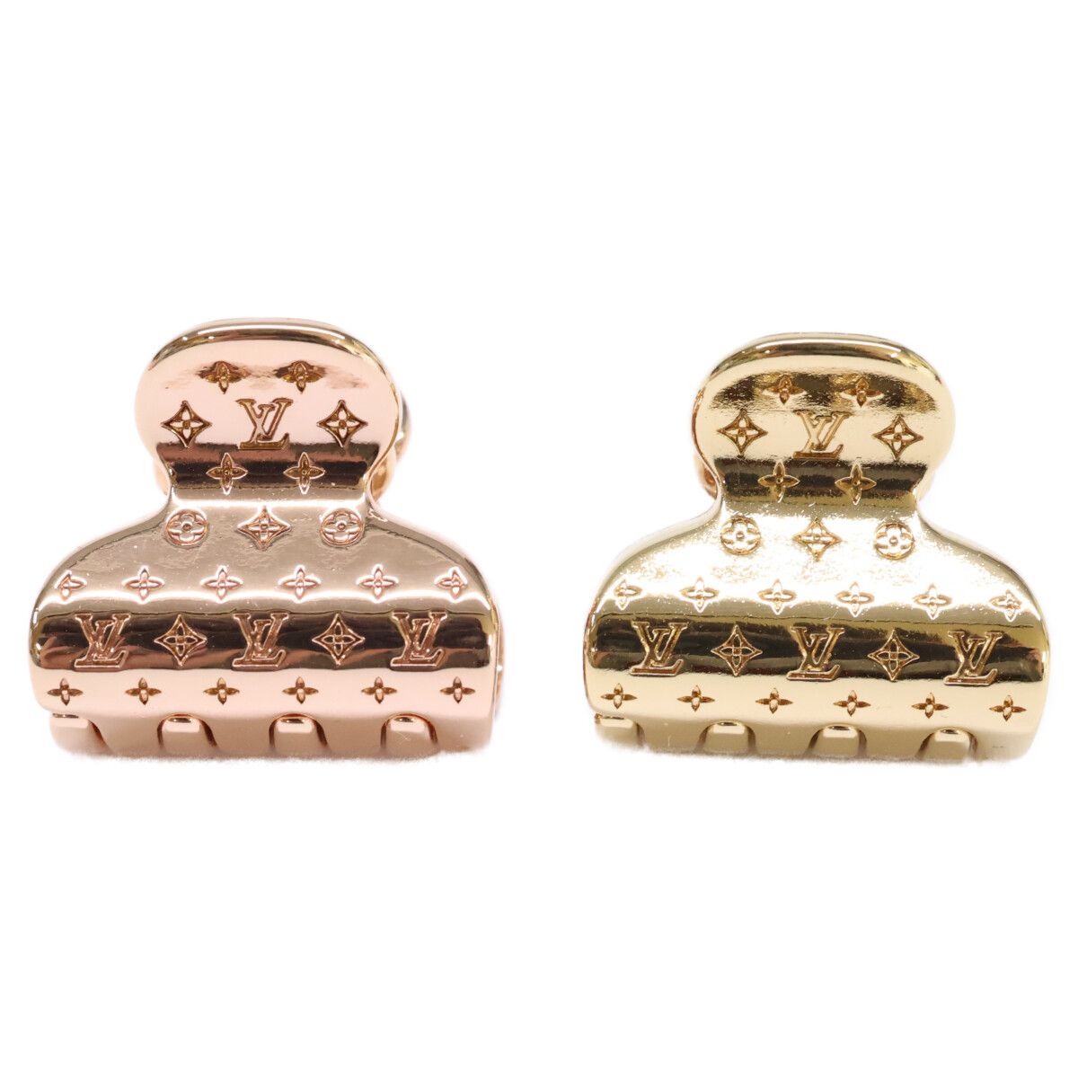 LOUIS VUITTON ルイヴィトン M68940 アクセソワール シュブ ナノグラム ヘアクリップ