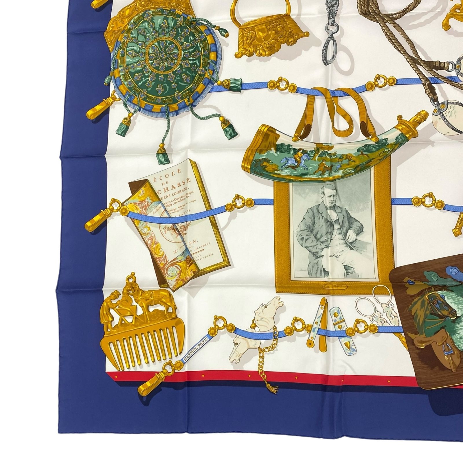 未使用品 HERMES エルメス スカーフ シルク カレ90 Memoire d
