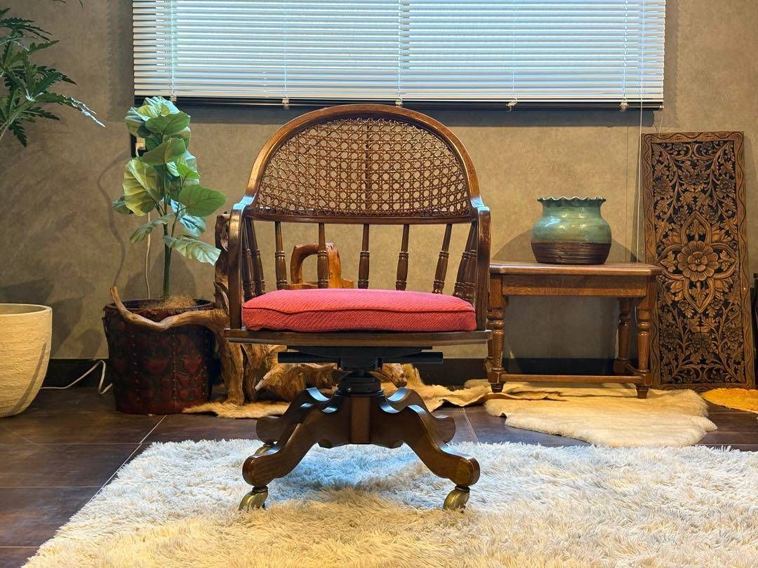 DREXEL HERITAGE ドレクセル アンティーク デスクチェア IH DREXEL HERITAGE ドレクセル アンティーク デスクチェア IH