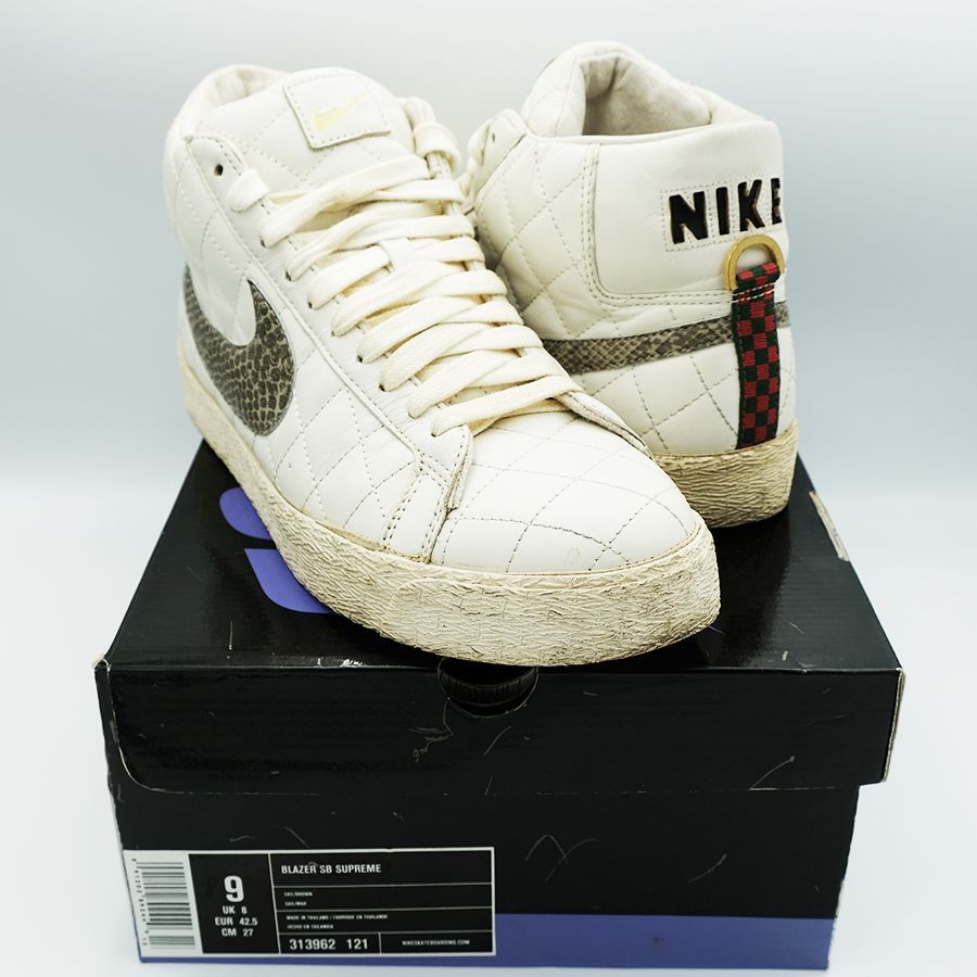 NIKE SUPREME BLAZER WHITE 白 2006 シュプリーム ナイキ