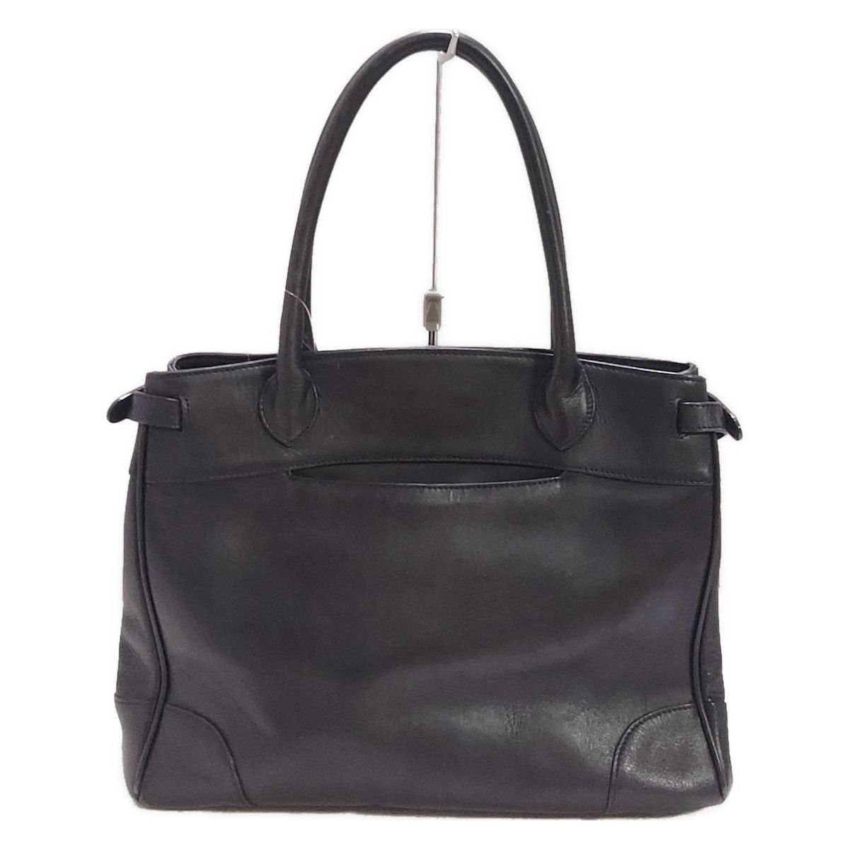 デンハマノ ハンドバッグ - 黒 レザー