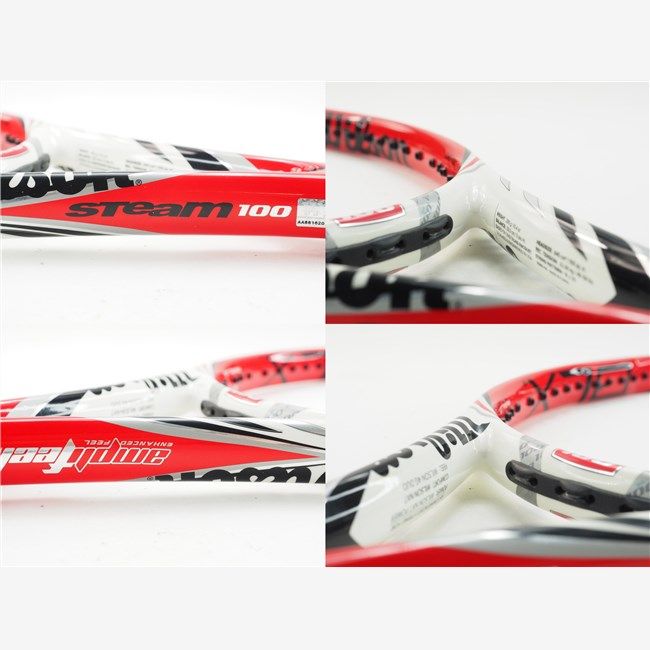 wilson - 中古 テニスラケット ウィルソン スティーム100 2014年モデル (L2)WILSON STEAM 100 2014 中古】ウィルソン スティーム100 2014年モデルWILSON STEAM 100