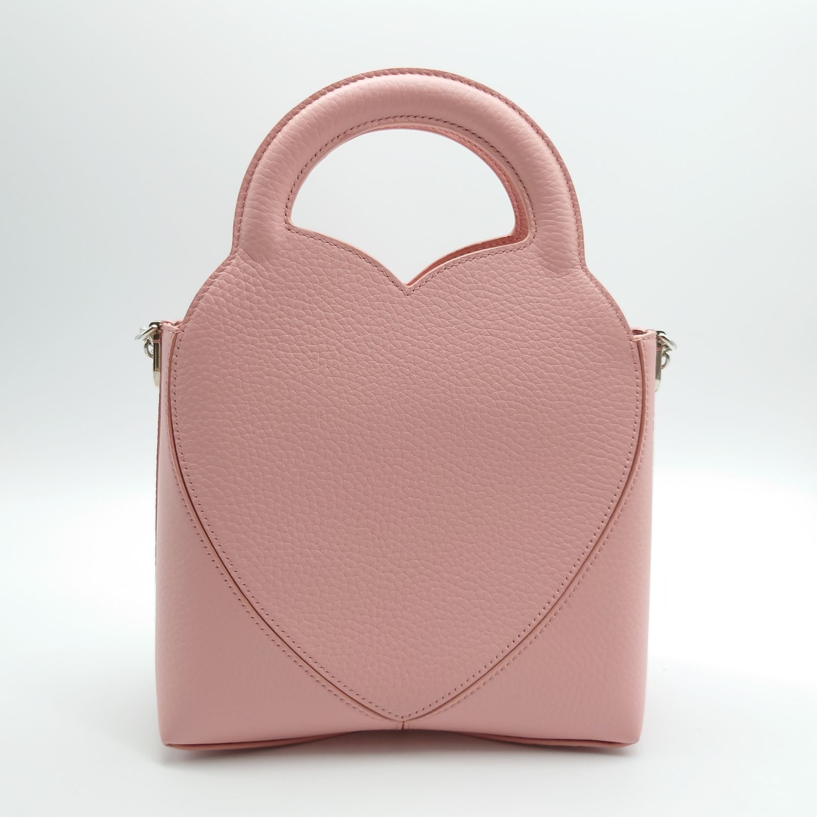 Tiffany & Co. ハート型レザー バッグ Tiffany(ティファニー)☆ハートレザー・ミニショルダーバッグ